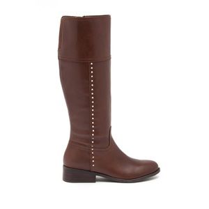 Marc Fisher Brown Knee High Riding Boot Galaya 8